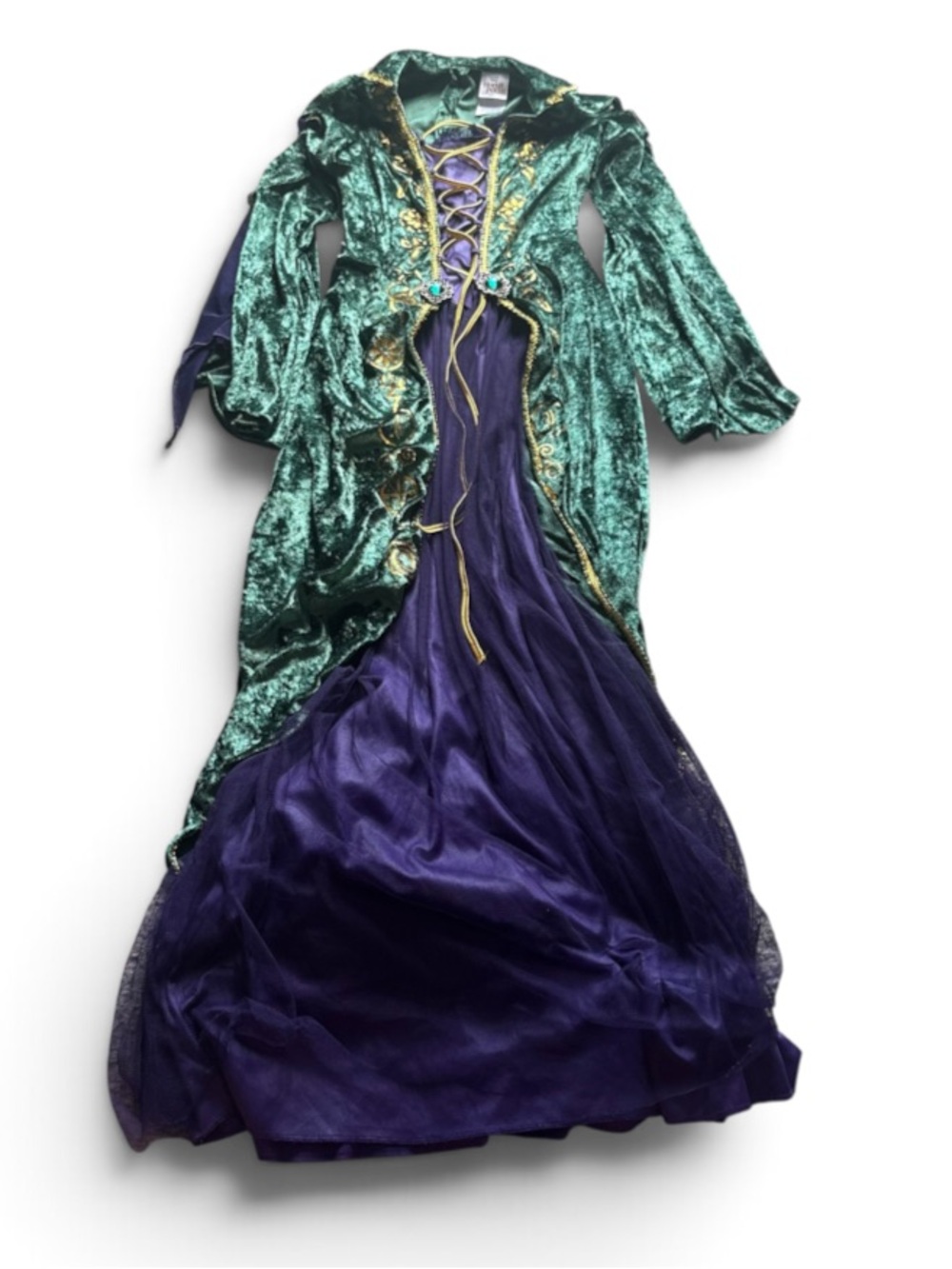 Disney Hocus Pocus Winifred Sanderson Dress Costume Large Halloween Costume